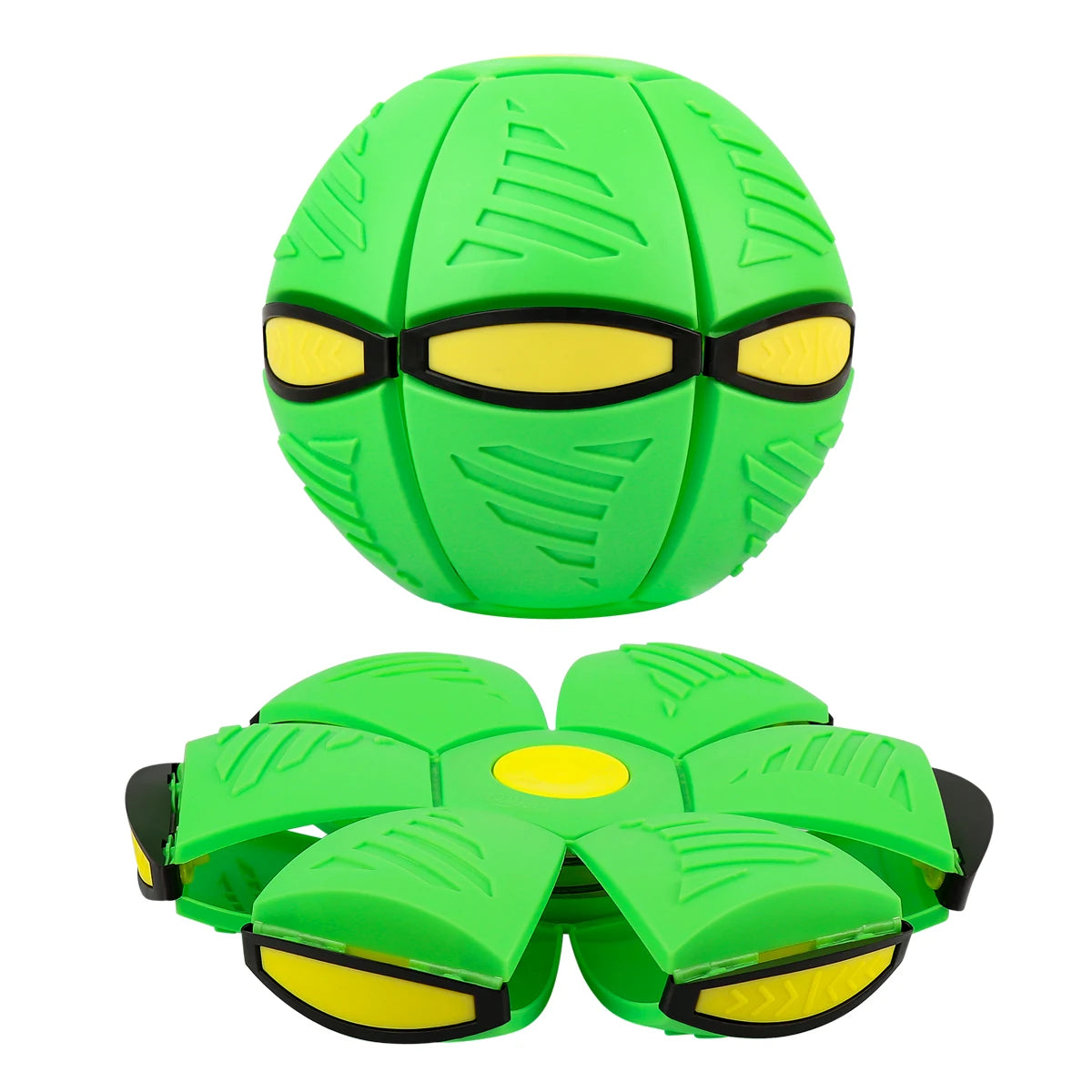 Verformbare fliegende Untertasse, Ball, magisches Entlüftungsspielzeug für Kinder, Outdoor/Indoor, Eltern-Kind-Fußdruckentlastung, Stress, Dekompressionsgeschenk