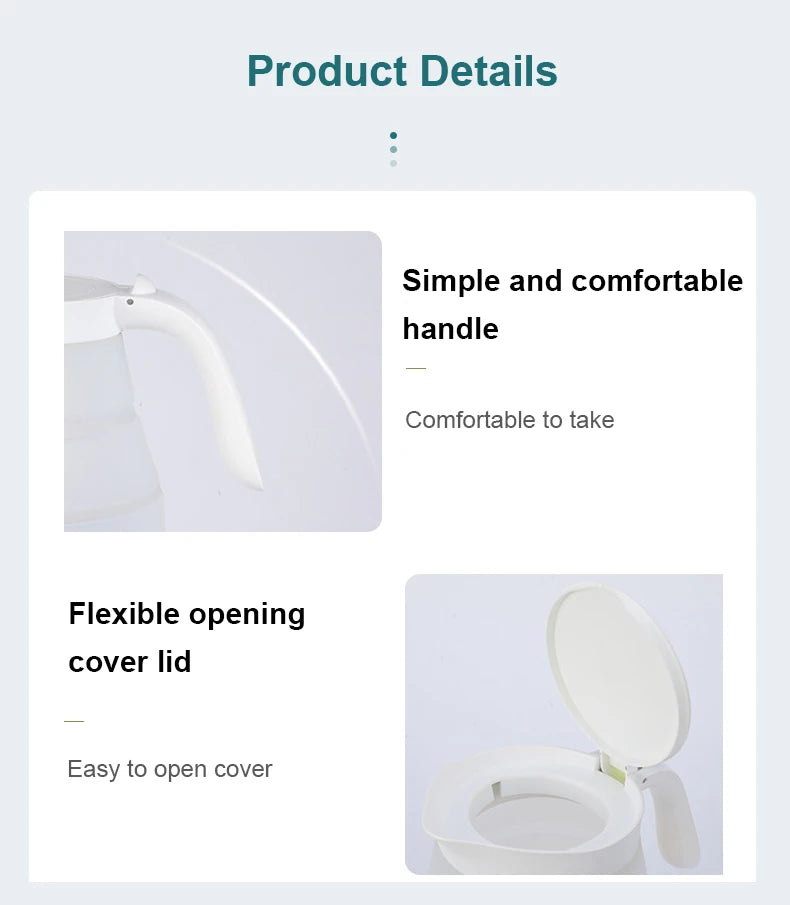 110V/220V Reise Camping Tragbare Faltbare Silikon Wasserkocher Kochendem Heißes Wasser Wärmedämmung Heizung Kessel Teekanne