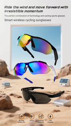 Intelligente Bluetooth-Brille zum Musikhören, Telefonanrufe, Radfahren, Sport, Kopfhörer, UV-Schutz, Intelligenz, Sonnenbrille für Männer und Frauen