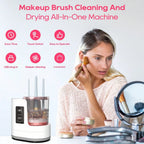 Valentinstagsgeschenk, ein exklusiver elektrischer Make-up-Pinselreiniger für Damen, ein Reinigungswerkzeug für Make-up-Pinsel und Grundierung.