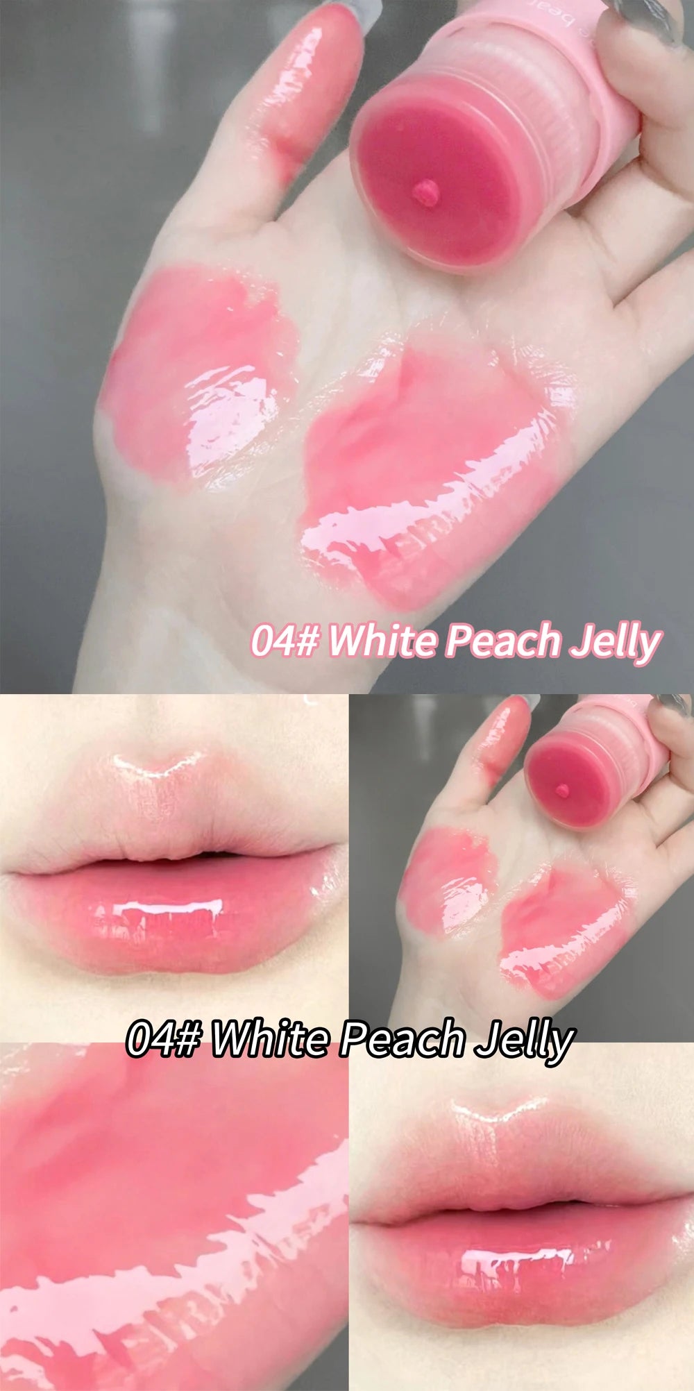 Gege Bear Hydrating Tinted Lip Essence – Feuchtigkeitsspendendes, wasserglanzendes Finish, jugendlicher und makelloser Lippenbalsam im koreanischen Stil