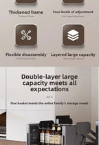 Hängeschrank, Hebekorb, Küchenschrank, Hochschrank, Kühlschrank, Ofen, Snacks Gewürzkorb, Vertiefung Lagerregal