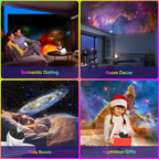 LED-Nachtlicht, Galaxie-Projektor, Sternenhimmel-Projektor, 360 ° drehbar, Planetarium, Nachtlampe für Zimmer, dekoratives Kindergeschenk