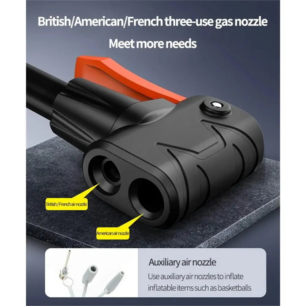 Mountainbike Rennrad Pumpe MAX 140PSI Reiten Tragbare Mini Fahrrad Pumpe Basketball Spielzeug Aufblasbare Schlauch Reiten