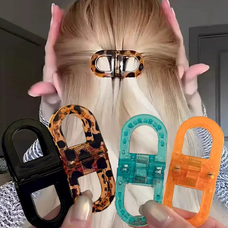 Magnetische Haarklammer mit starkem Halt – Flache Haarspange ohne Knicke für Damen