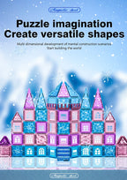 Kinderspielzeug, magnetische Fliesen, Frozen-Set, Klassenzimmer-Essentials, Magnet-Bauspielzeug für Kleinkinder, Vorschule, Montessori-Lernspiele für