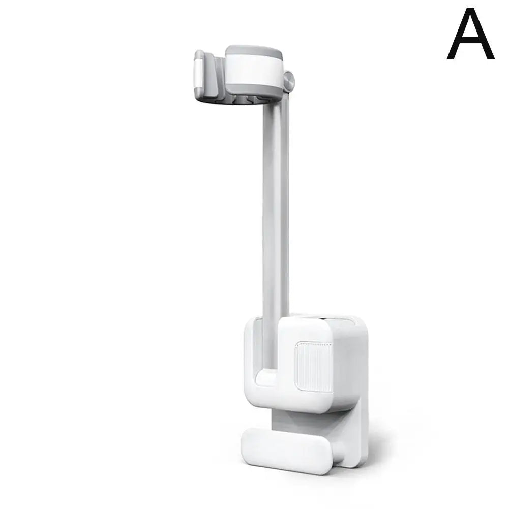 Haartrockner-Ständer, Haartrockner-Halter, Wandhalterung, drehbarer Haartrockner-Rack, stanzfrei, 2025, Haar-Styling-Werkzeuge, Organizer für Badezimmer