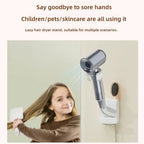Haartrockner-Ständer, Haartrockner-Halter, Wandhalterung, drehbarer Haartrockner-Rack, stanzfrei, 2025, Haar-Styling-Werkzeuge, Organizer für Badezimmer