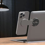 Mehrzweck-Telefonhalter, Aluminium-kompatible MagSafe-Halterung für Laptop, iPhone-Halterung für Tesla Model 3 Y-Automonitor