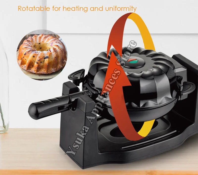 Elektrischer rotierender Lava Bundt Cake Maker Rotated Bundt Cake Maker
