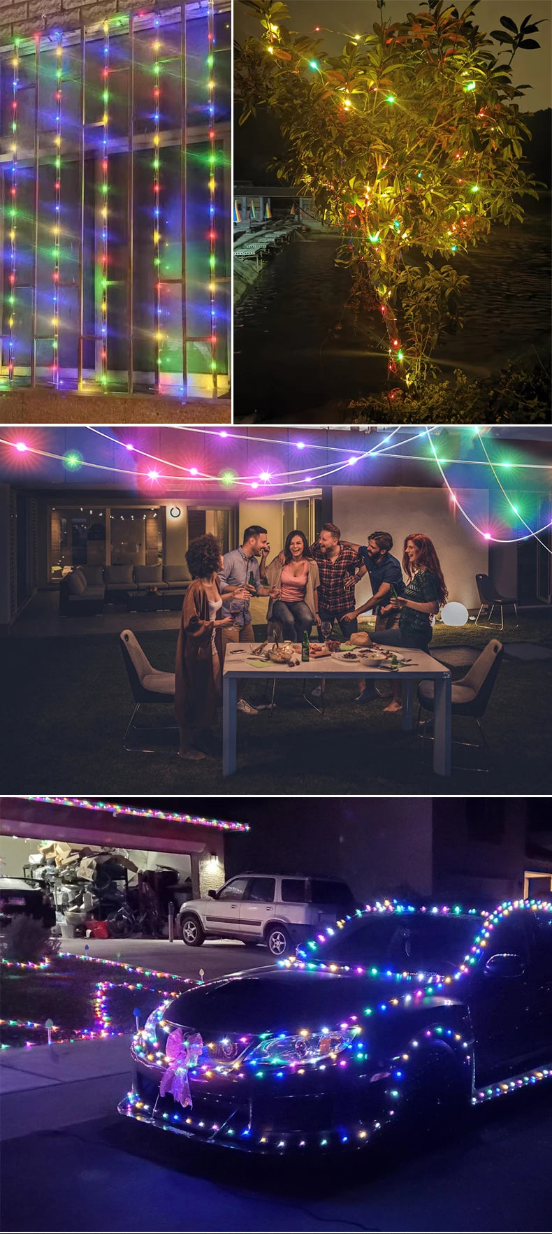 Drahtlose Bluetooth-APP-Steuerung Pixel USB-LED-Lichterkette