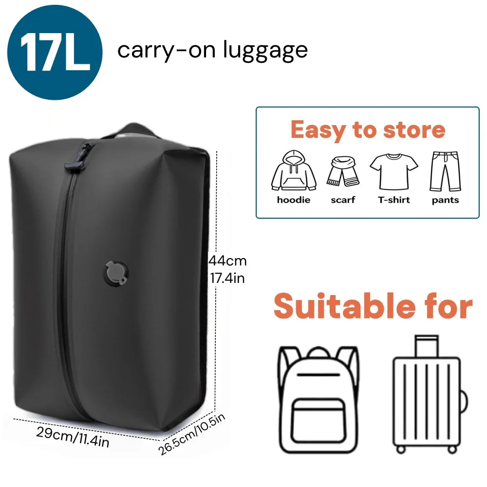 TPU Kompressionspackbeutel IP67 – Wasserdicht, faltbar | 9L, 17L oder 28L