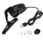 Motorradhelmwischer, 2 W wasserdichter USB-Helm-Scheibenwischer, Mini-elektrischer Scheibenwischer, Motorradzubehör
