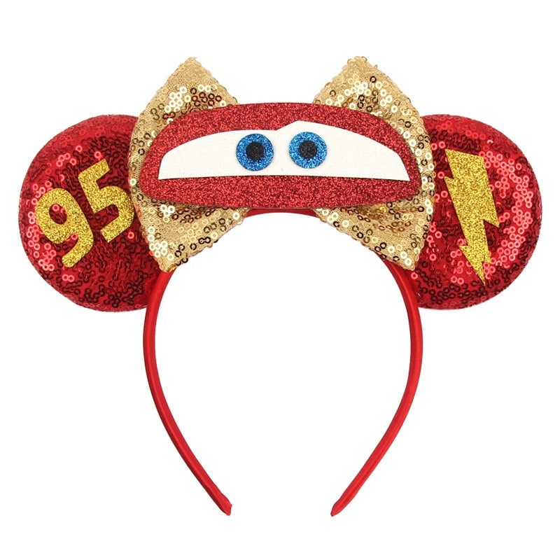 Prinzessin Haarreif mit Pailletten-Bogen – Disney-Motive, Halloween & Party | Damen & Kinder