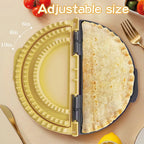 3-in-1 Tortilla Sealer, Tacos Tortilla Crimper Maker, einstellbare Größe, für 6"-10" Kruste, machen versiegelte Quesadillas, Tacos, Burritos