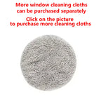 DIVEDEER Weißer/schwarzer Fensterputzroboter, elektrischer Fensterputz mit hoher Saugkraft, doppelseitiger Glasstaubsauger, Wasserspray