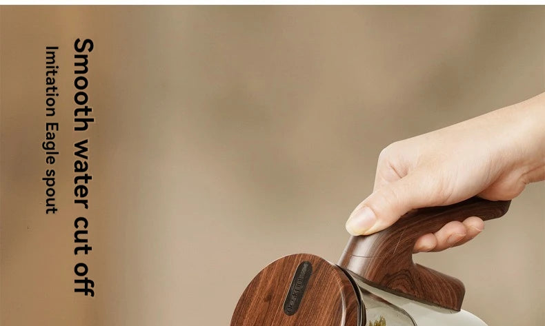 Magnetische Glas Teekanne mit Aufguss Tee kessel Hersteller Aufguss Krug Tee geschirr Küche Essbar Home Tee Kit Glas Teekanne Samowar