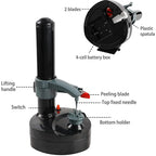 Elektrischer Kartoffel schäler Multifunktion aler Obstschäler mit Adapter und Ersatz klingen Küchen automatisches rotierendes Schäl werkzeug
