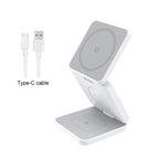 Kabelloses Ladegerät für iPhone 3 in 1 faltbare magnetische kabellose Ladestation für iPhone 15 14 13 12 Pro Max Ladestation