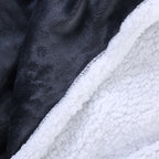 Heizdecke mit Ärmeln, Kapuze und Fußtasche, Flanell, 10 Heizstufen, elektrische tragbare Decke mit 3-Zeiterfassung, 127 x 70 Zoll