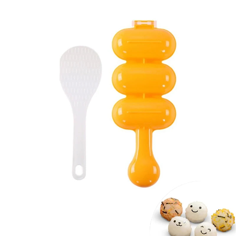 Reisball-Maker-Form mit Paddel, Sushi-Maker, Reisball-Form, Former, Sushi-Form, Reisball-Shaker, Sushi-Maker-Form