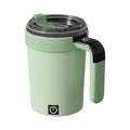Elektrischer Selbstrühr-Becher 380 ml – USB-Akku, Edelstahl, Temperaturanzeige