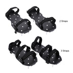 Rasenbelüfter-Schuhe, 1 Paar Rasenbelüfter-Sandalen, robuste Gras-Schuhe mit Spikes und Kunststoffschnalle, Gartenwerkzeug, Rasensandalen