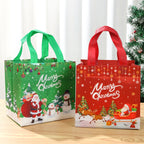 4 stücke Weihnachten Geschenk Taschen Weihnachten Party Dekoration Kinder Gefälligkeiten 2025 Weihnachten Santa Claus Handtaschen Navidad Natal Neue Jahr geschenk 2026
