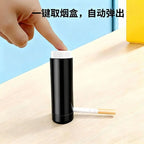 Neue kreative All-in-One-Zigarettenschachtel mit automatischer Auswurf, tragbare Zigarettenschachtel mit einem Klick, Zigarettenzubehör, Geschenk für Männer