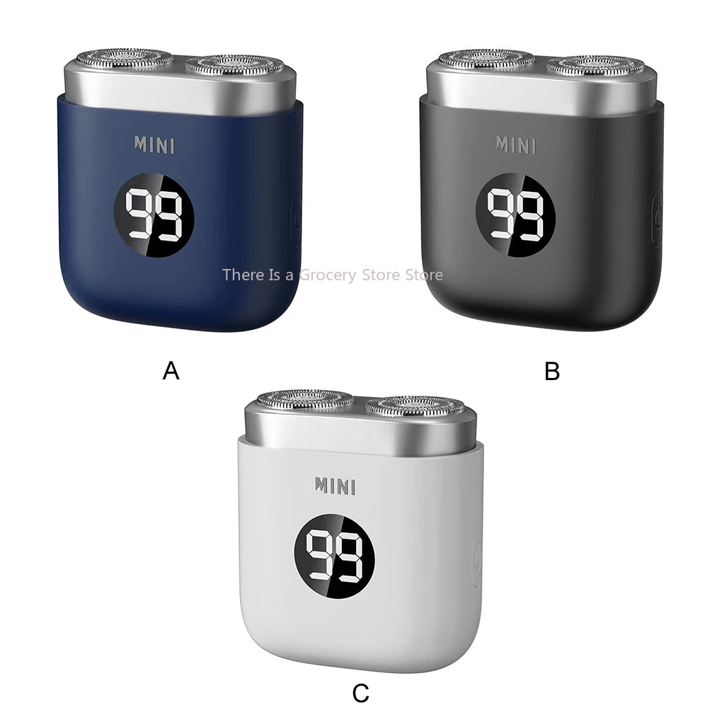 Präzisionsrasierer für Männer, tragbarer Elektrorasierer für schnelle Ergebnisse, Achselhaare, Mini-Elektrorasierer, grau