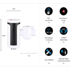 ATWFS 3300 W Instant-Warmwasserhahn, elektrischer Wasserhahn, moderner Durchlauferhitzer, Wasserhahn für die Küche, Warmwasserbereiter