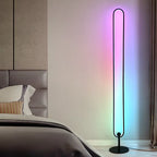 NEUE Moderne RGB Remote Minimalist LED Boden Lampen Bunte Alexa Stehend Lampe für Wohnzimmer decor Indoor Boden Lichter