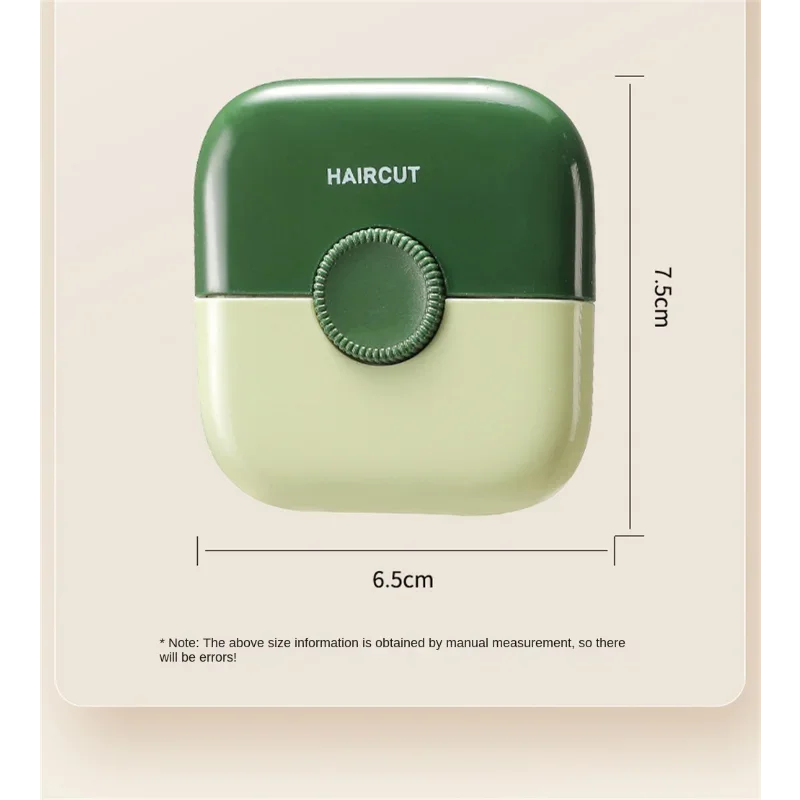 2-in-1-Baby-Haarschnitt- und Friseurkamm zum Trimmen von Pony und gebrochenem Haar, Pony-Trimmer, manuell, tragbar, für Kinder