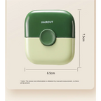 2-in-1-Baby-Haarschnitt- und Friseurkamm zum Trimmen von Pony und gebrochenem Haar, Pony-Trimmer, manuell, tragbar, für Kinder