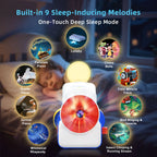 Story-Projektionsmaschine, Nachtlicht, integrierte 4 Audio-Story-Karten, Geschenk für Kleinkinder und Kinder, Mädchen, Jungen ab 3 Jahren