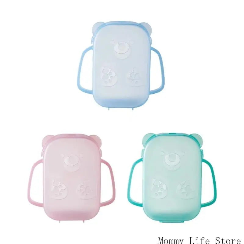 OOTDTY Quetschbeutel-Halter für Babys – Auslaufsicher, transparent, für Joghurt & Babykost, 3 Farben