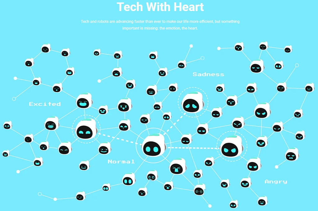 Elektron AI Pet Eilik Smart Roboter Desktop Spielzeug Emotionale Intelligente Begleiter Haustiere Touch Intaktive Spielzeug Kinder Erwachsene Roboter