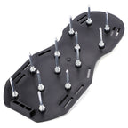 Rasenbelüfter-Schuhe, 1 Paar Rasenbelüfter-Sandalen, robuste Gras-Schuhe mit Spikes und Kunststoffschnalle, Gartenwerkzeug, Rasensandalen