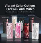 AJAZZ MK87 Drahtlose mechanische Tastatur 75 % Tri-Mode RGB PBT Tastenkappen Hot-Swap-Gaming-Tastaturdichtung 10000 mAh für Gamer PC/Mac