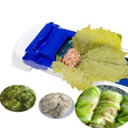 Gemüse-Fleisch-Rollmaschine – Für Weinblätter, Kohl, Sushi & Dolma | Kunststoff | Weiß/Blau