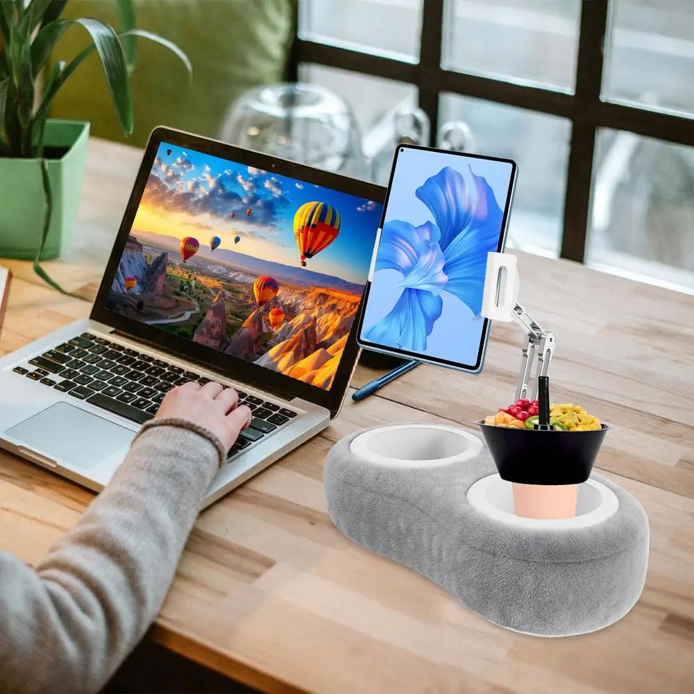 Tablet-Kissenständer, faltbar, tragbar, flexibel, für Telefone, Medienhalter, mehrere Winkel verstellbar, zum Lesen, Tablet-Kissenständer