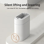 9L Sensor-Mülleimer mit Deckel, Zwei-Wege-Automatikverpackung, Adsorption, Mülleimer, Zuhause, Küche, Toilette, schmaler Schlitz, Wandmontage-Abfallbehälter