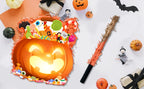 Halloween-Kürbis-Piñata-Bundle - Halloween-Piñata, Halloween-Partyspiele, Stock, Augenbinde usw., Halloween-Party-Dekorationen, Piñata