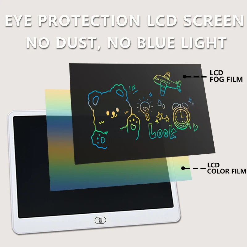16/13/11 Zoll LCD Schreibtafel Zeichentablett Kinder Schreiben Malen Kinder Lernspielzeug für 3, 4, 5, 6, 7, 8 Jahre Mädchen Jungen