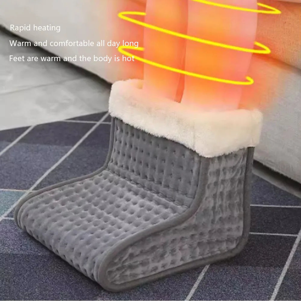 1.RUIANBAO 100 W elektrischer Fußwärmer – 5 einstellbare Temperaturen, 90-Minuten-Timer und Fernbedienung – wärmend, mit waschbarem Futter