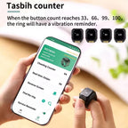 Ola Esporte Zikr1 Lite – Muslimischer Smart Ring mit Tasbih-Zähler, Gebetszeit & Qibla | Bluetooth 5.1 | 9 Farben