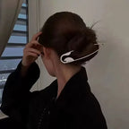 Große Metall-Haarspange im Sicherheitsnadel-Design – Haarklammer für Damen & Mädchen