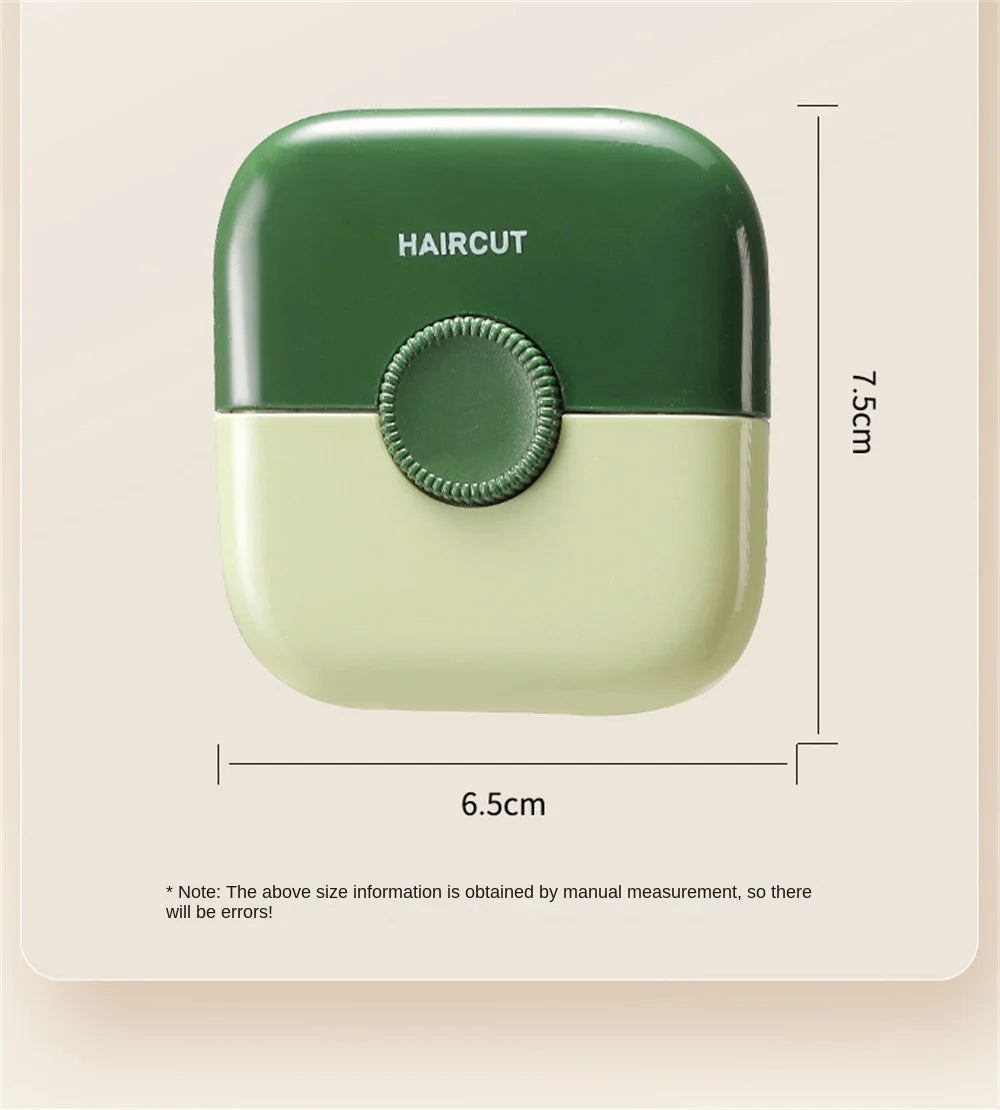 2-in-1-Baby-Haarschnitt- und Friseurkamm zum Trimmen von Pony und gebrochenem Haar, Pony-Trimmer, manuell, tragbar, für Kinder