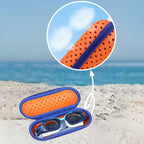 EVA Weiche Schwimmbrille Organizer Schutz Brillenetui Schwimmausrüstung Atmungsaktive Entwässerungsloch Tragbare Schutzbrillenabdeckung