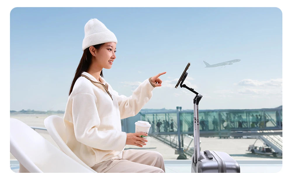 Joyroom Magnetischer Reise-Telefonhalter, Flugzeug-Telefonhalterung, Freisprecheinrichtung, flexible Rotation, Flugzeug-Telefonhalterung für iPhone